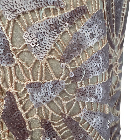 Dress The Population Pink Lace Dress sz small EUC - Picture 6 of 11